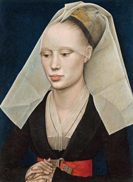 Main Product Photo of Portrait Of A Lady  Painting by Rogier Van Der Weyden