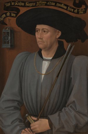 Portrait of a Tournament Judge by Rogier Van Der Weyden Oil Painting