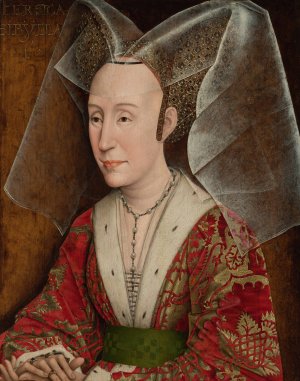 Portrait of Isabella of Portugal by Rogier Van Der Weyden Oil Painting