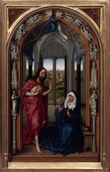Main Product Photo of The Altar of Our Lady  Painting by Rogier Van Der Weyden