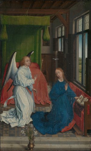 The Annunciation by Rogier Van Der Weyden Oil Painting
