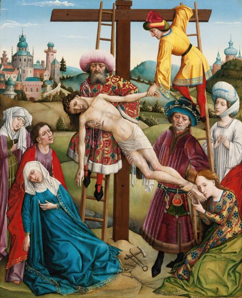 Main Product Photo of The Descent From The Cross  Painting by Rogier Van Der Weyden