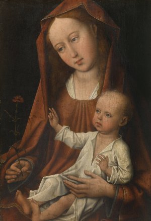 The Virgin with the Carnation by Rogier Van Der Weyden Oil Painting