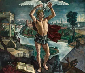 Legend of the Crown by Roman Kramsztyk Oil Painting