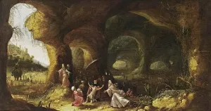 The Banishment of King Nebuchadnezzar by Rombout Van Troyen Oil Painting