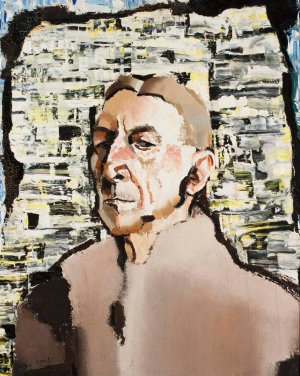 Self-Portrait by Romuald Kamil Witkowski Oil Painting