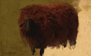 Large Wooly Sheep  by Rosa Bonheur Oil Painting