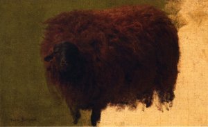 Large Wooly Sheep also known as Wether by Rosa Bonheur Oil Painting