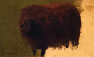 Large Wooly Sheep also known as Wether by Rosa Bonheur - Oil Painting Reproduction
