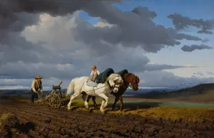 Le Labourage Oil painting by Rosa Bonheur