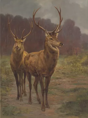 Monarchs Of The Forest by Rosa Bonheur Oil Painting