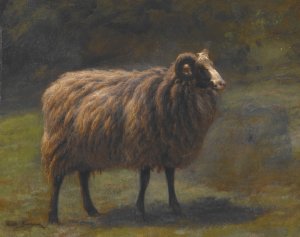 Ram by Rosa Bonheur Oil Painting