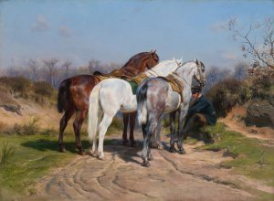 Relay Hunting by Rosa Bonheur Oil Painting
