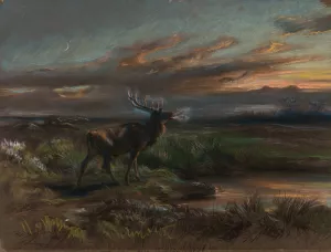 The Call of the Stag by Rosa Bonheur Oil Painting