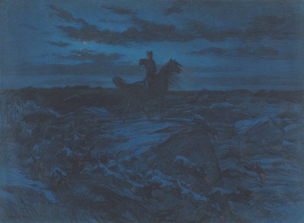 The Legend of the Wolves by Rosa Bonheur - Hand-Painted Oil Painting Reproduction