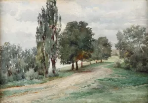 Landscape by Rosa Mayreder Oil Painting