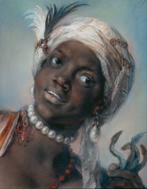 Africa by Rosalba Carriera Oil Painting