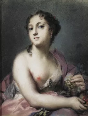 Autumn Oil painting by Rosalba Carriera