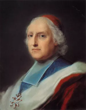Cardinal Melchior de Polignac by Rosalba Carriera Oil Painting