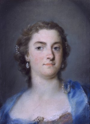 Faustina Bordoni Oil painting by Rosalba Carriera