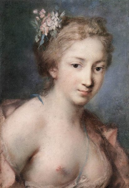 Main Product Photo of Flora Painting by Rosalba Carriera
