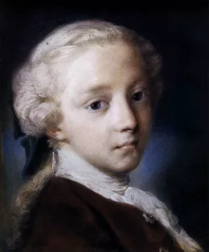 Portrait of a Boy by Rosalba Carriera - Oil Painting Reproduction