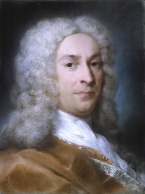 Portrait of a Gentleman by Rosalba Carriera Oil Painting