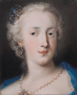 Portrait of a Woman by Rosalba Carriera Oil Painting