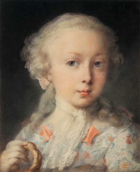 Main Product Photo of Young Lady of the Le Blond Family Painting by Rosalba Carriera