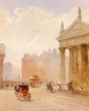College Green, Dublin by Rose Barton - Oil Painting Reproduction