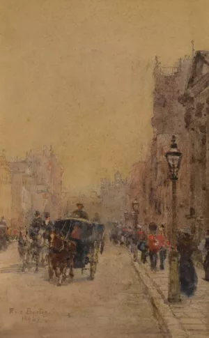 St James's Street, London by Rose Barton Oil Painting