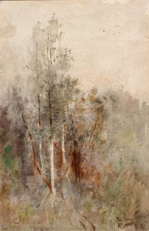 A Tree Study by Ross Sterling Turner Oil Painting