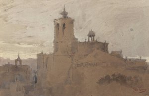 Cathedral by Ross Sterling Turner Oil Painting