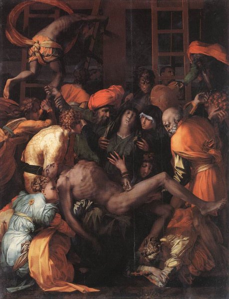 Main Product Photo of Deposition From the Cross Painting by Rosso Fiorentino