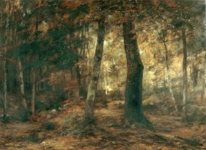 Early Autumn, Keene Valley by Roswell Morse Shurtleff Oil Painting