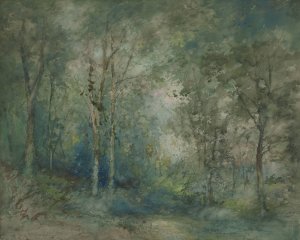 June by Roswell Morse Shurtleff Oil Painting
