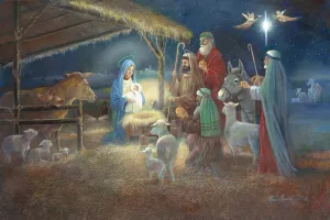 A Child Is Born by Ruane Manning Oil Painting