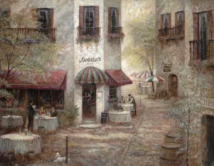 Angelo's by Ruane Manning Oil Painting
