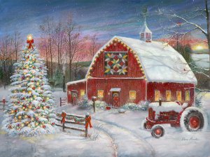 Anticipating Christmas by Ruane Manning Oil Painting
