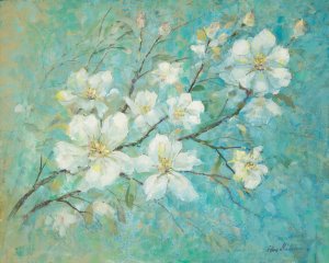 Apple Blossoms by Ruane Manning Oil Painting