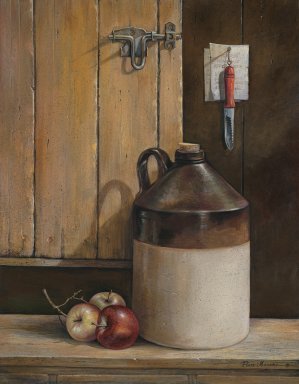 Apple Cider by Ruane Manning Oil Painting