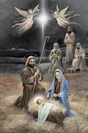 Bethlehem Night by Ruane Manning Oil Painting