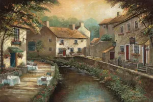 Bill's Pub by Ruane Manning Oil Painting