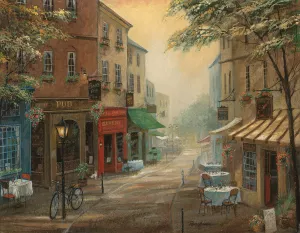 Bogey's Pub by Ruane Manning Oil Painting