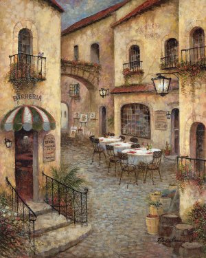 Buon Appetito I by Ruane Manning Oil Painting