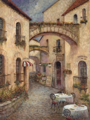Buon Appetito II by Ruane Manning Oil Painting