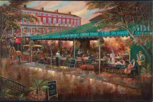 Café Du Monde by Ruane Manning Oil Painting