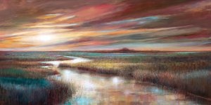 Cape Sunset by Ruane Manning Oil Painting