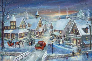 Celebrating Home for the Holidays by Ruane Manning Oil Painting