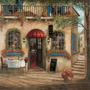 Centro Piazza Café by Ruane Manning Oil Painting